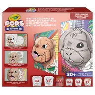 Zabawki kreatywne - Zestaw 3D Crayola POPs do kolorowania - małe zwierzęta - miniaturka - grafika 1