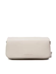 Torebki damskie - Calvin Klein Torebka Ultralight Conv Flap Bag K60K609304 Beżowy - grafika 1