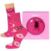 Skarpetki damskie - Skarpetki damskie SOXO GOOD STUFF donut w pudełku - 35–40 - miniaturka - grafika 1