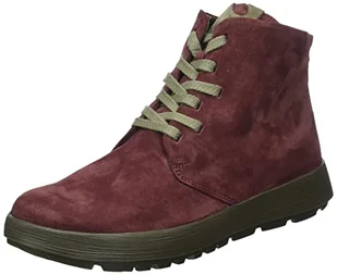 THINK! Damskie buty COMODA_3-000628 garbowane bez chromu, zrównoważone botki, 5000 Chianti/Kombi, 41,5 EU - Botki damskie - miniaturka - grafika 1