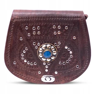 Torebka Damska Listonoszka Na Ramię Skórzana Orientalna Etniczna Z Maroko - Torebki damskie Torebka Damska Listonoszka Na Ramię Skórzana Orientalna Etniczna Z Maroko - Torebki damskie - miniaturka - grafika 1