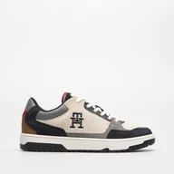 Buty sportowe męskie - TOMMY HILFIGER TH BASKET BETTER SUEDE MIX - Tommy Hilfiger - miniaturka - grafika 1