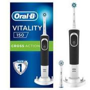 Szczoteczki elektryczne - Braun Oral-B Vitality D100 Sensi Ultrathin Czarny - miniaturka - grafika 1