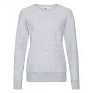 Bluzy damskie - Lekka Bluza Damska Lightweight Raglan Sweat Heather Grey r. 2XL - miniaturka - grafika 1