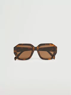 Okulary przeciwsłoneczne - Mango Okulary przeciwsłoneczne Portugal 27030453 Brązowy - grafika 1