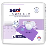 Bielizna lecznicza - Pieluchomajtki dla dorosłych Super SENI PLUS 3 Large 10szt. Refundacja NFZ - miniaturka - grafika 1