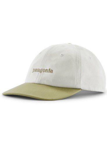 Czapka z daszkiem Patagonia Fitz Roy Icon Trad Cap - text logo / birch white / gumtree green