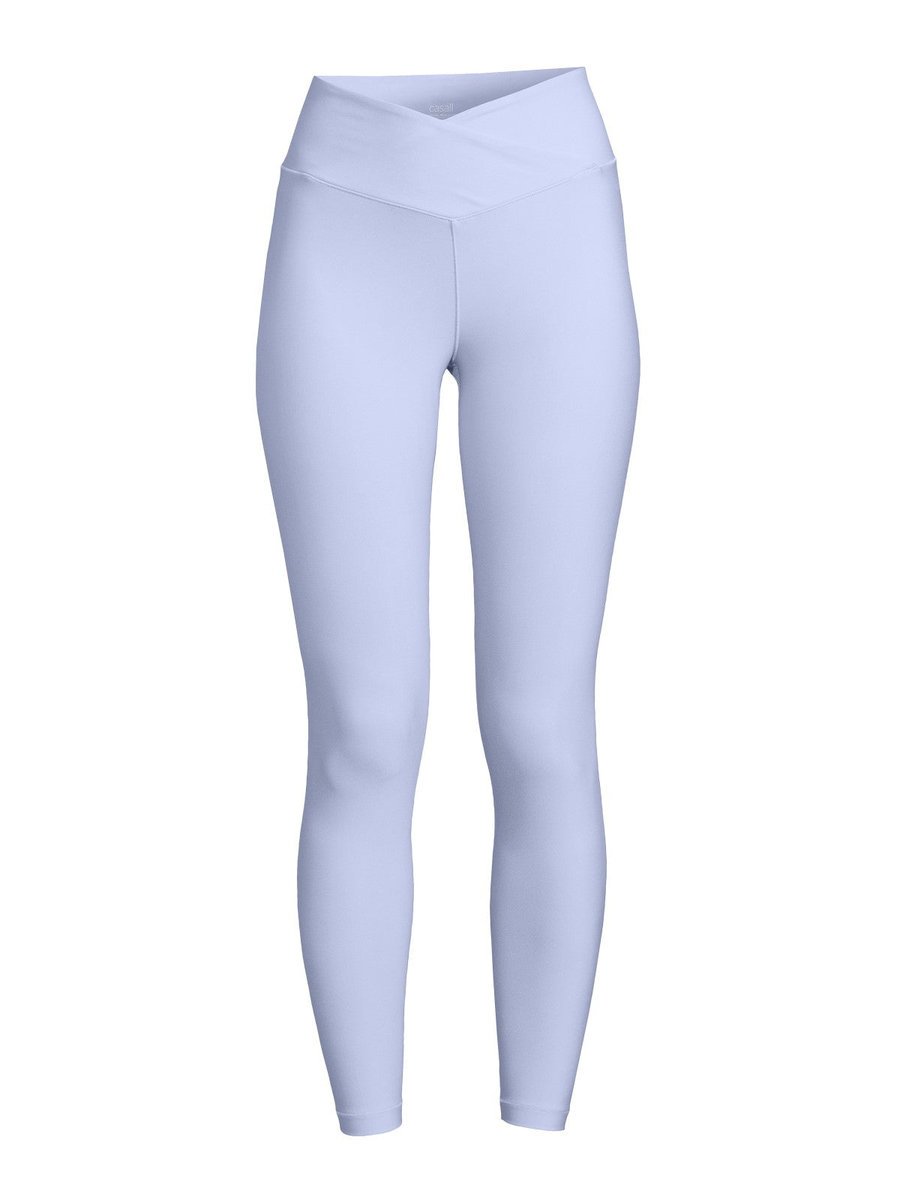 Legginsy CASALL Overlap High Waist Tights niebieski