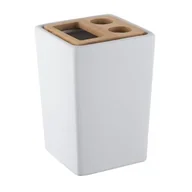 Kubki na szczoteczki do zębów - Kubek na szczoteczki PURE biały - miniaturka - grafika 1