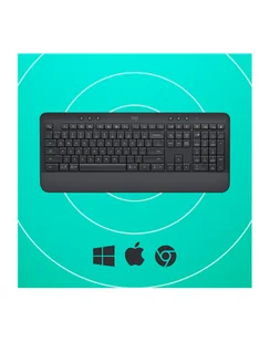 LOGITECH SIGNATURE K650 - GRAPHITE - CH - CENTRAL - Klawiatury - miniaturka - grafika 1