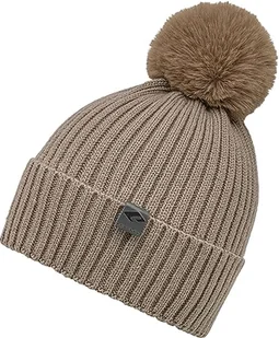 CHILLOUTS Czapka damska Hazel Hat Beanie, szarobrązowy, jeden rozmiar - Czapki damskie - miniaturka - grafika 1