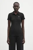 Koszulki i topy damskie - Lacoste polo bawełniane damski kolor czarny DF5377 - miniaturka - grafika 1