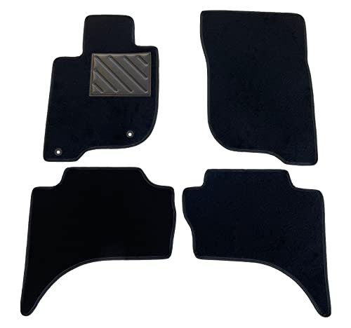 Maty do Mitsubishi L200 Double Cab 2006-2014 - Restyling 2014 - Dostosowane, antypoślizgowe, wzmocnione gumowe zatrzaski, guziki mocujące