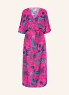 Bluzki damskie - Chantelle Sukienka Letnia Typu Kaftan Influence pink - miniaturka - grafika 1