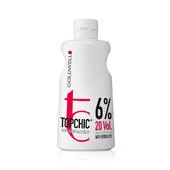 Farby do włosów i szampony koloryzujące - Goldwell Topchic, oksydant do włosów 6%, 1000 ml - miniaturka - grafika 1