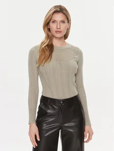 Guess Sweter Marie Rn Lt W4RR23 Z3C71 Beżowy Slim Fit - Swetry damskie - miniaturka - grafika 1
