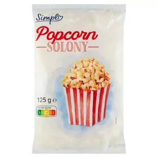 Simpl Popcorn solony 125 g - Popcorn - miniaturka - grafika 1