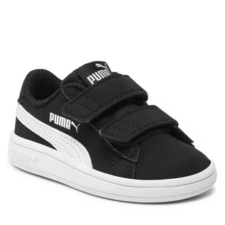 Buty dla chłopców - Sneakersy PUMA - Smash V2 Buck V Inf 365184 34 Puma Black/Puma White - grafika 1