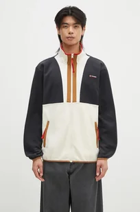 Columbia bluza polarowa Backbowl II Full Zip Fleece kolor beżowy wzorzysta 2090851 - Bluzy męskie - miniaturka - grafika 1