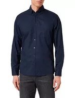 Koszule męskie - Seidensticker Męska koszula z długim rękawem Regular Fit, granatowy, XL - miniaturka - grafika 1