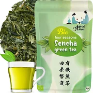 Herbata - Sencha zielona herbata "Cztery Pory Roku" z upraw ekologicznych, 250g - miniaturka - grafika 1
