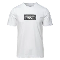 Koszulki męskie - Męska Koszulka z krótkim rękawem HI-TEC AMILO M000261626 – Biały - miniaturka - grafika 1