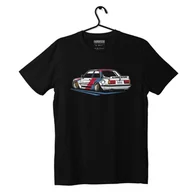 Odzież do sportów motorowych - Czarny T-shirt koszulka BMW E30 Pandem-4XL - miniaturka - grafika 1
