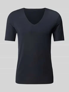 T-shirt z dekoltem w serek - Piżamy męskie - miniaturka - grafika 1