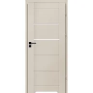 Drzwi wewnętrzne - Drzwi wewnętrzne łazienkowe Vinci Cashmere 80 prawe z podcięciem wentylacyjnym Voster - miniaturka - grafika 1