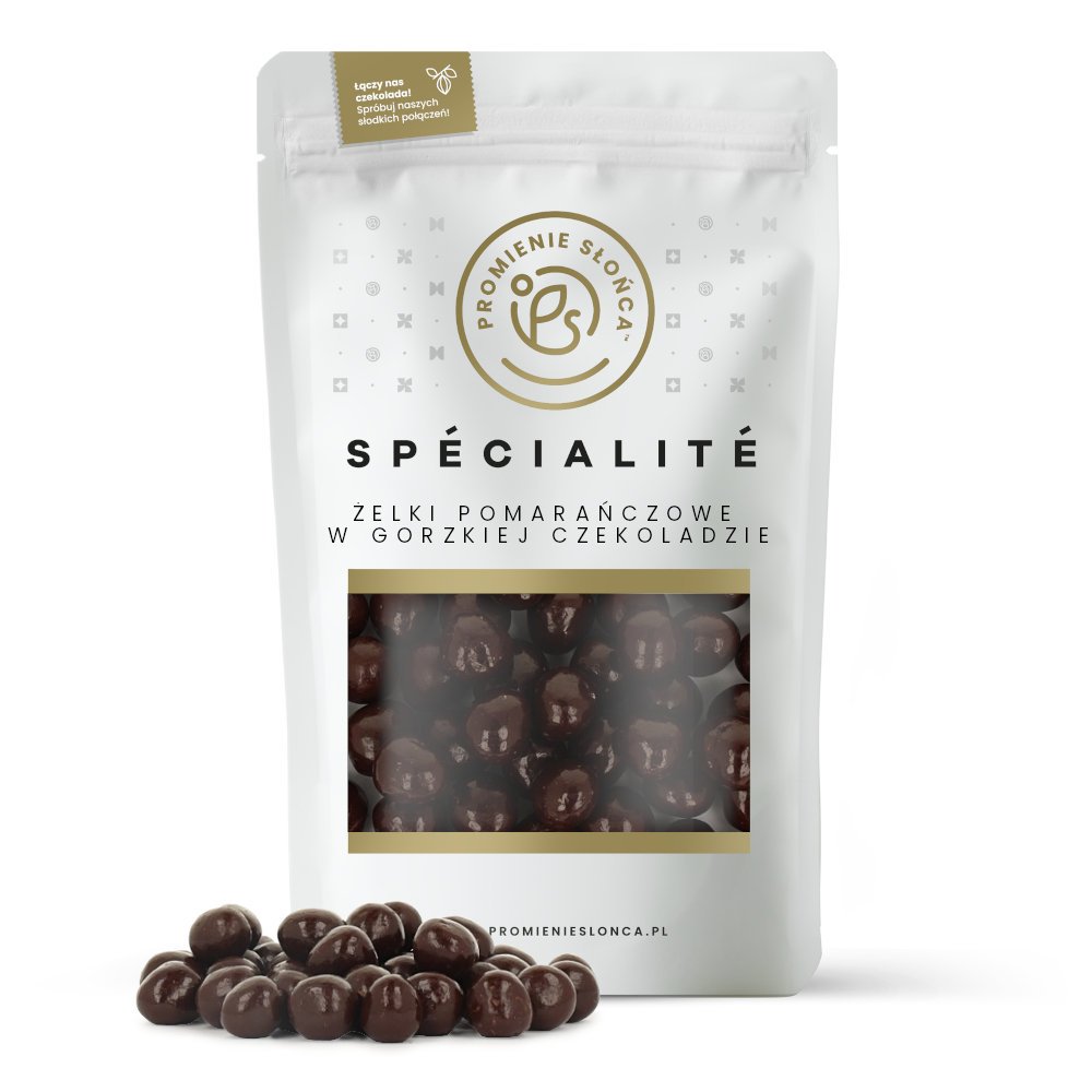 Żelki Pomarańczowe w Gorzkiej Czekoladzie 500 g