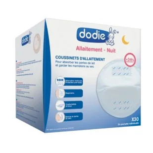 DODIE CIENKIE WKŁADKI DO BIUSTONOSZA - NOCNE 30SZT - Akcesoria do karmienia - miniaturka - grafika 2