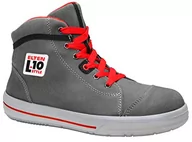 Sneakersy męskie - ELTEN ELTEN Buty ochronne Vintage Mid ESD S3, męskie, sportowe, sneakersy, lekkie, szare/czerwone, stalowe noski  rozmiar 46 761071-46 - miniaturka - grafika 1