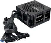 Zasilacze komputerowe - Lian-Li Zasilacz Lian Li RB Series 80 PLUS Bronze Zasilacz, półmodularny, ATX 3.1 - 550 Watt, czarny G9P.RB0550B.B000.EU - miniaturka - grafika 1