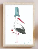 Obrazy i zdjęcia - Plakat Zacny Pan Bocian - miniaturka - grafika 1