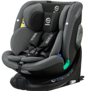 FOTELIK SAMOCHODOWY OBROTOWY 360° SPARCO SK7000I GREY 0-36 KG / 40-150 CM - Foteliki samochodowe - miniaturka - grafika 1