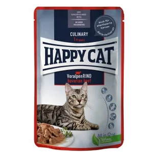 HAPPY CAT Culinary Adult 24x85g Wołowina alpejska - Mokra karma dla kotów - miniaturka - grafika 1