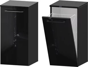 Słupek Łazienkowy ROSEN 35 1K- Uchwyt Czarny - Szafki łazienkowe - miniaturka - grafika 1