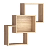 Półki do salonu - Półka D-30 DALLAS dąb sonoma / dąb truflowy - miniaturka - grafika 1