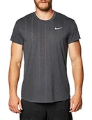 Koszulki męskie - Nike Męska koszulka M NKCT CHLLNGR TOP SS, czarny/(biały), 2XL - miniaturka - grafika 1