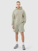 Spodenki damskie - 4F Spodenki dresowe uniseks - oliwkowe L - miniaturka - grafika 1