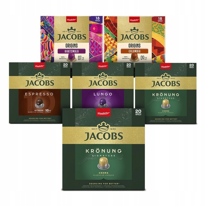 Kapsułki do Nespress(r)* Jacobs mix lungo espresso 5+1 Gratis! [116 kaw]