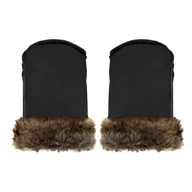 Akcesoria do wózków - Rękawiczki do wózka mufki MOMI Sildi Czarny - miniaturka - grafika 1