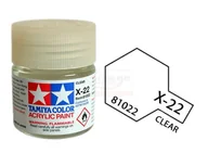 Akcesoria i części modelarskie - Tamiya Acrylic 81022 X-22 Gloss Clear 23Ml (Lakier Błyszczący) - miniaturka - grafika 1