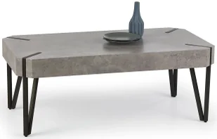 Industrialna ława Czarny mat F8-G33 - Ławy i stoliki kawowe Industrialna ława Czarny mat F8-G33 - Ławy i stoliki kawowe - miniaturka - grafika 1