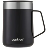 Kubki termiczne - Kubek termiczny z uchwytem Contigo Streeterville 420 ml Black - miniaturka - grafika 1