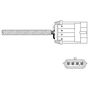 DELPHI SONDA LAMBDA ES11061-12B1 OPEL ASTRA - Sondy lambda - miniaturka - grafika 1