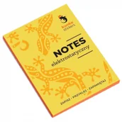 Notesy i bloczki - Panta Plast Notes elektrostatyczny pomarańczowy 100 szt. - miniaturka - grafika 1