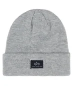 Czapki damskie - Czapka zimowa ALPHA INDUSTRIES X-FIT szara (grey heather) 168905 17 - miniaturka - grafika 1