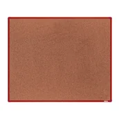 Tablice i flipcharty - boardOK Tablica korkowa boardOK, 150x120 cm czerwona aluminiowa rama VOK150120-3300 - miniaturka - grafika 1