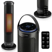 Ogrzewanie przenośne - Grzejnik elektryczny termowentylator farelka 2000W first austria - miniaturka - grafika 1